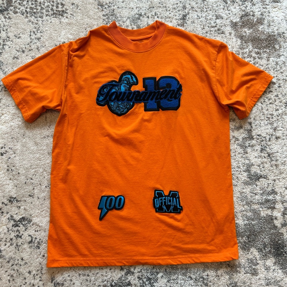 Orange Graphic Short Sleeve Tee